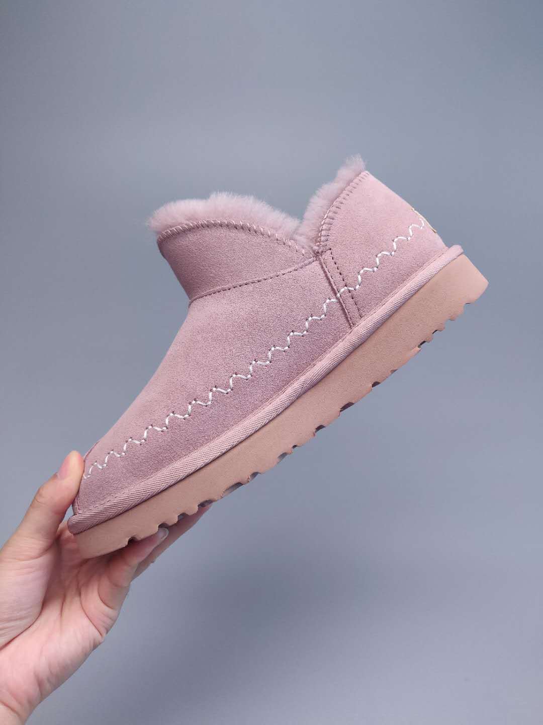 Dusty Pink Ankle Boots | 0888 New Arrival