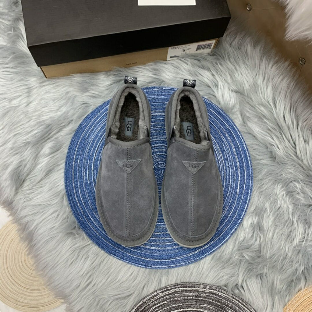 Gray Men's Low-Top Slip-On Shoes | 3455
