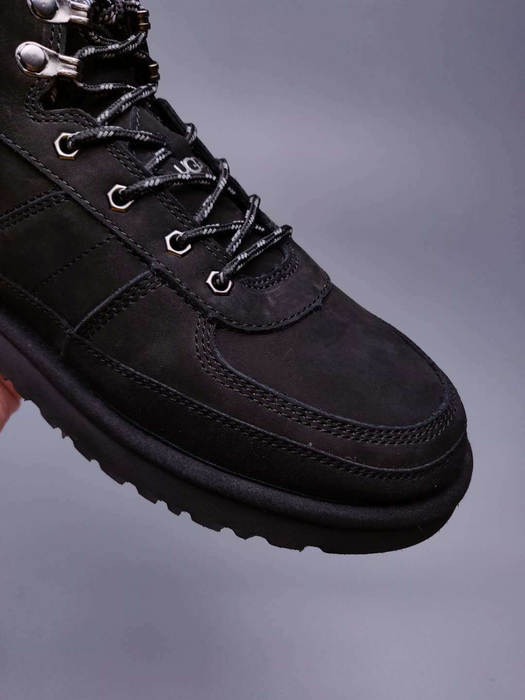 Black Men's Lace-Up Casual Shoes | 2991