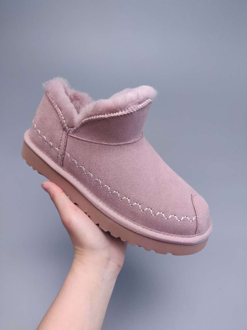 Dusty Pink Ankle Boots | 0888 New Arrival
