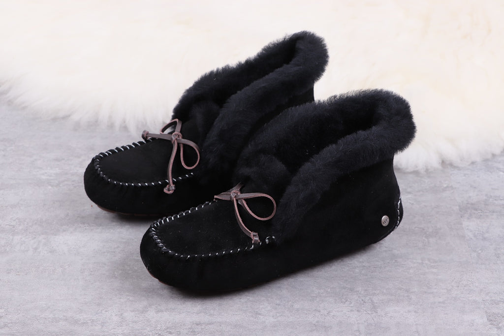 W Alena Black Shoes – 4806