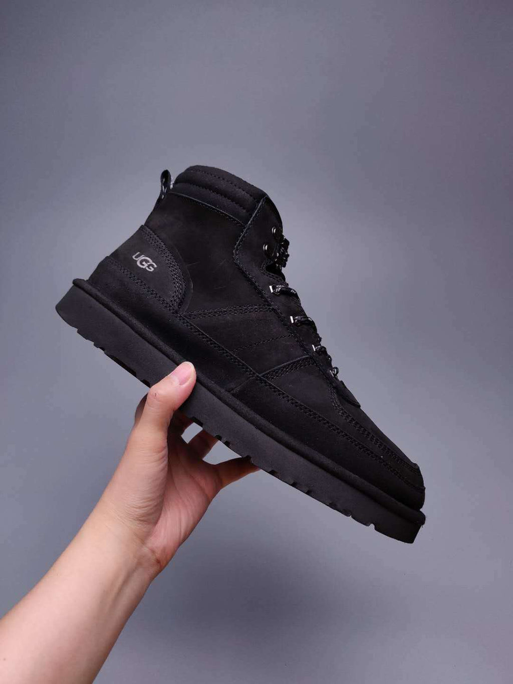 Black Men's Lace-Up Casual Shoes | 2991