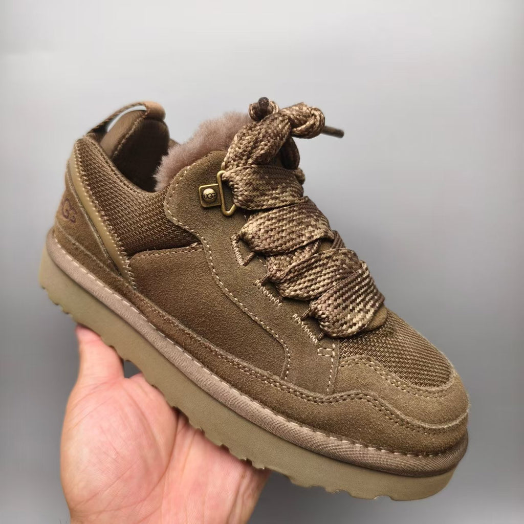 Unisex Mesh Casual Sneakers in Walnut Brown – 4032