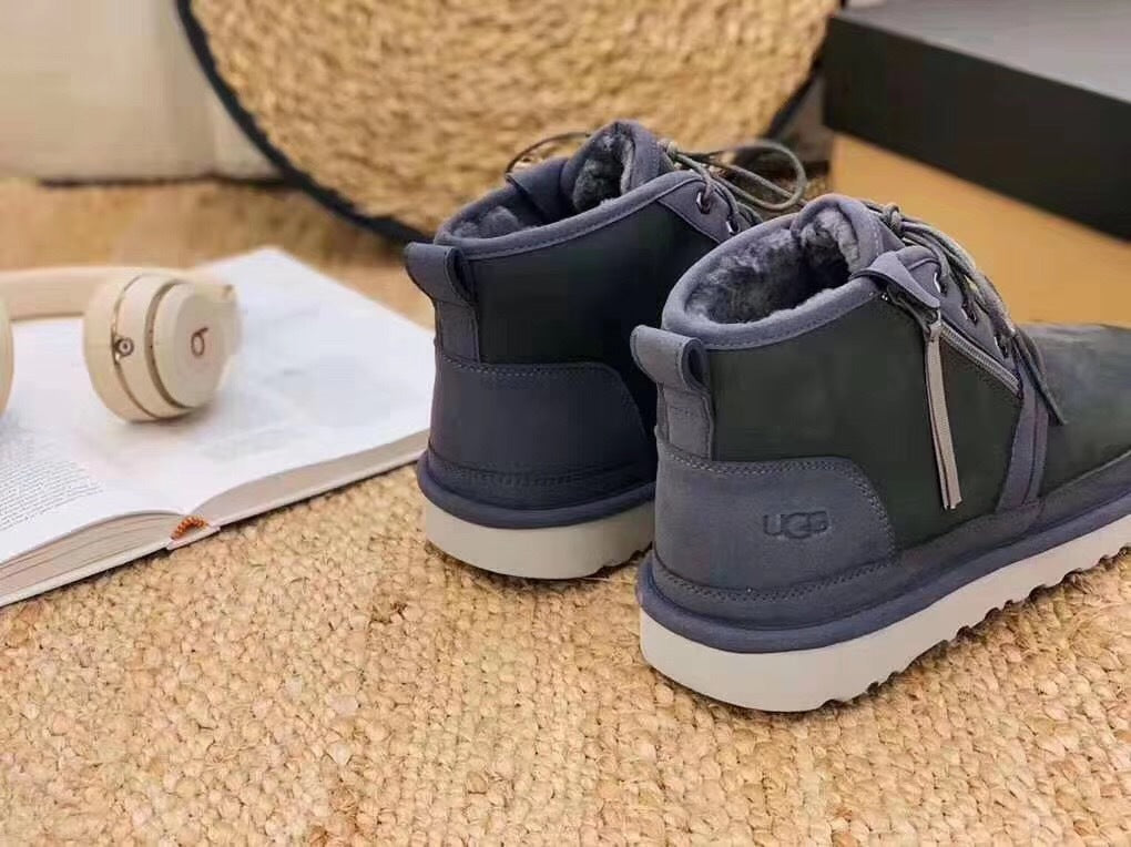 Dark Gray Zip-Up Shoes, Updated Edition | 3883