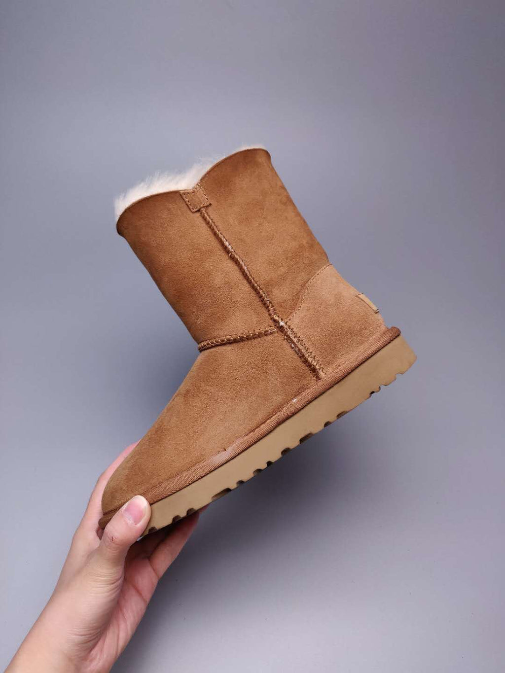 Chestnut Side-Zip Mid-Calf Boots | 2480