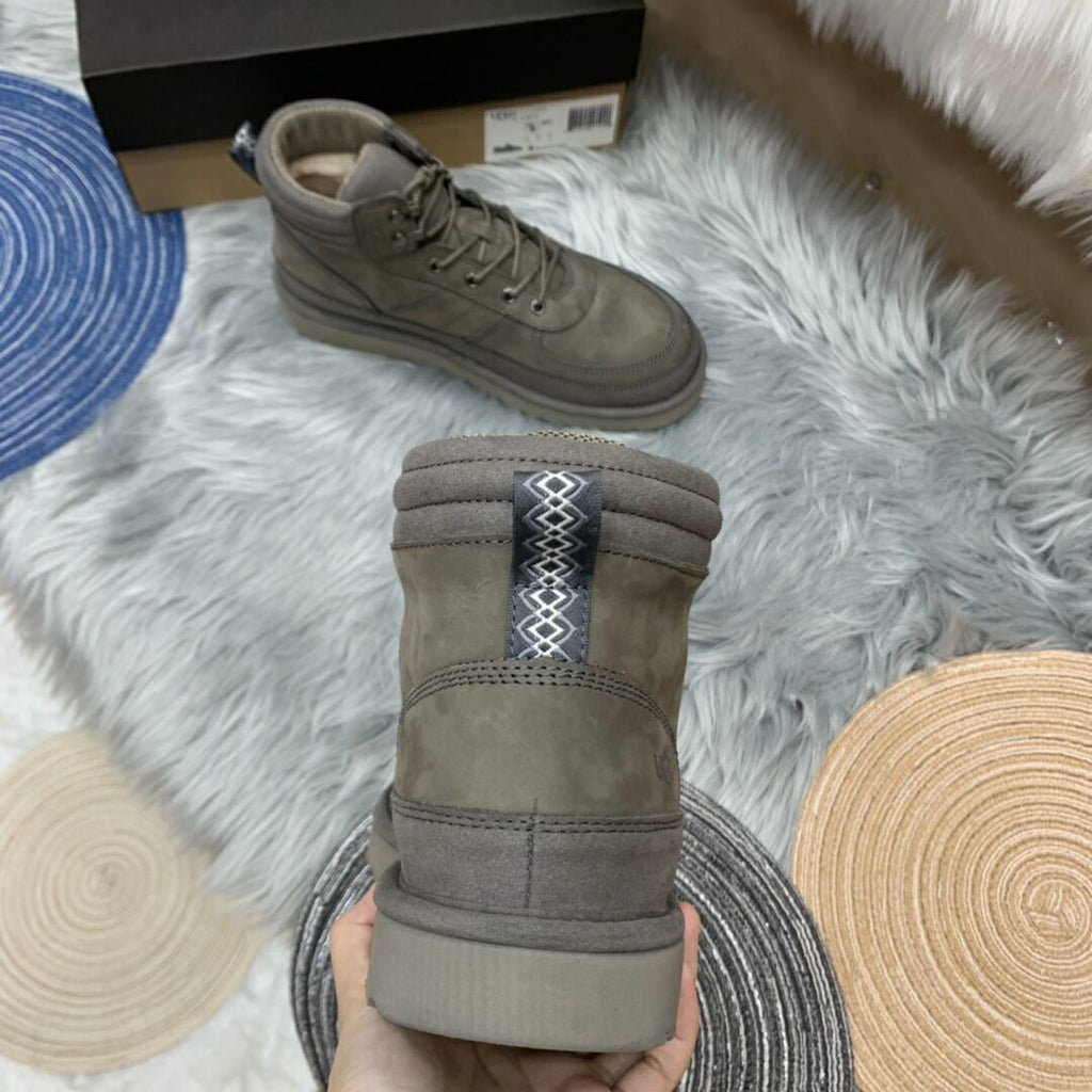 Gray Men's Lace-Up Casual Shoes | 2991