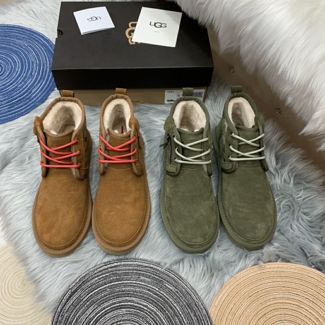 Men’s Colorblock Camo Shoes in Chestnut – 4193