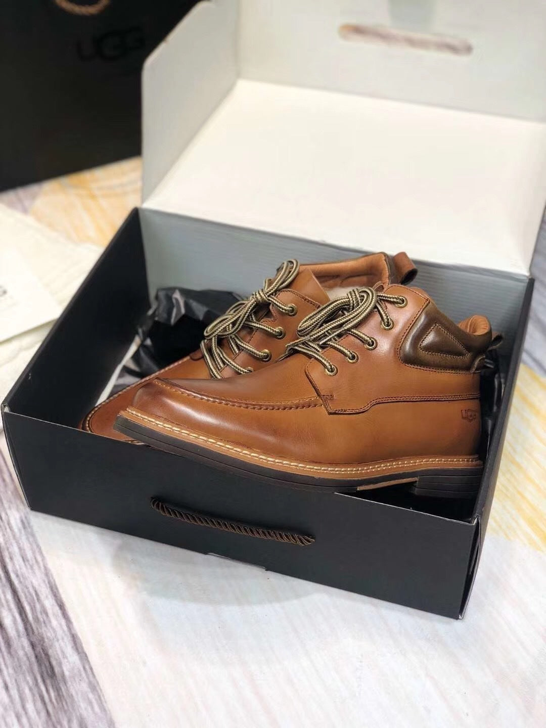Brown Leather Shoes | 0726-1 Updated Collection