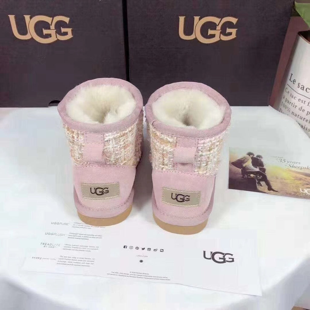 Kids’ Chic Pink Snow Boots – 5854