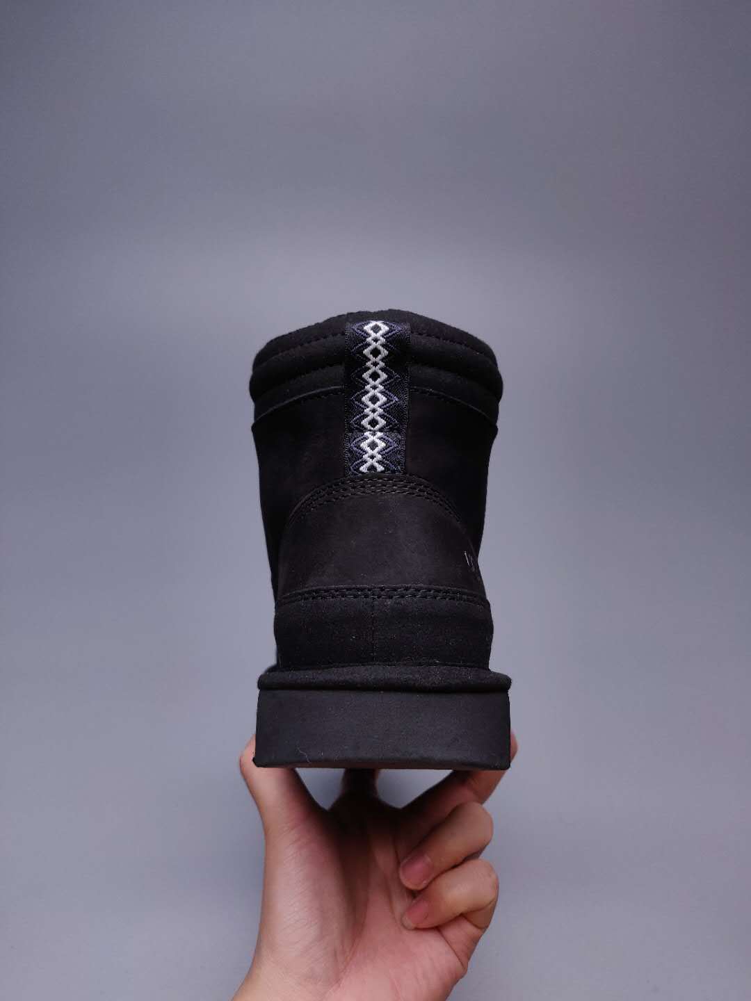 Black Men's Lace-Up Casual Shoes | 2991