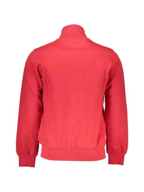 La Martina zip-up embroidered sweater