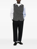Drôle De Monsieur pinstripe-pattern sleeveless vest