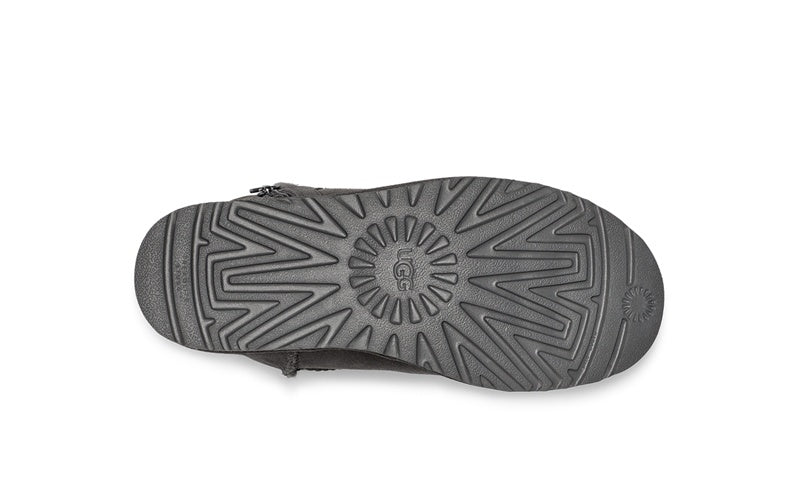 Gray Side-Zip Ankle Boots | 2481