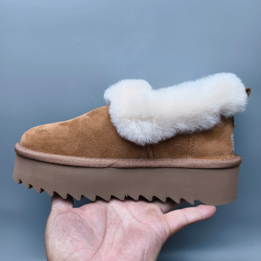 Platform Casual Shoes – Chestnut | 6733