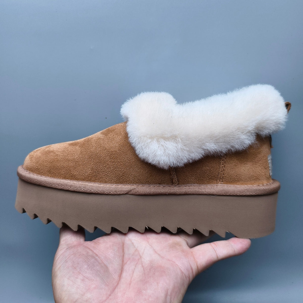 Platform Casual Shoes – Chestnut | 6733
