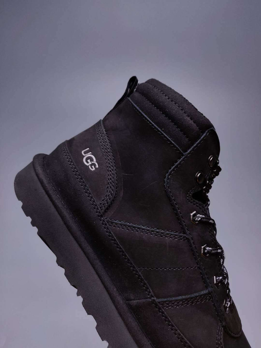 Black Men's Lace-Up Casual Shoes | 2991