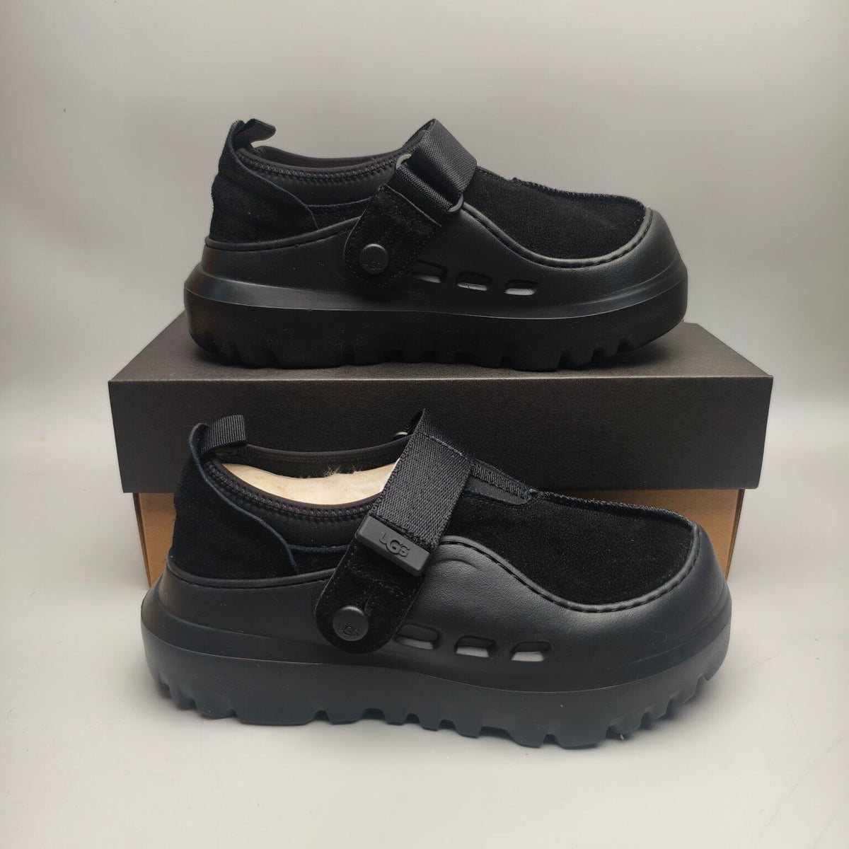 Unisex Slip-On Casual Shoes – Black | 7550