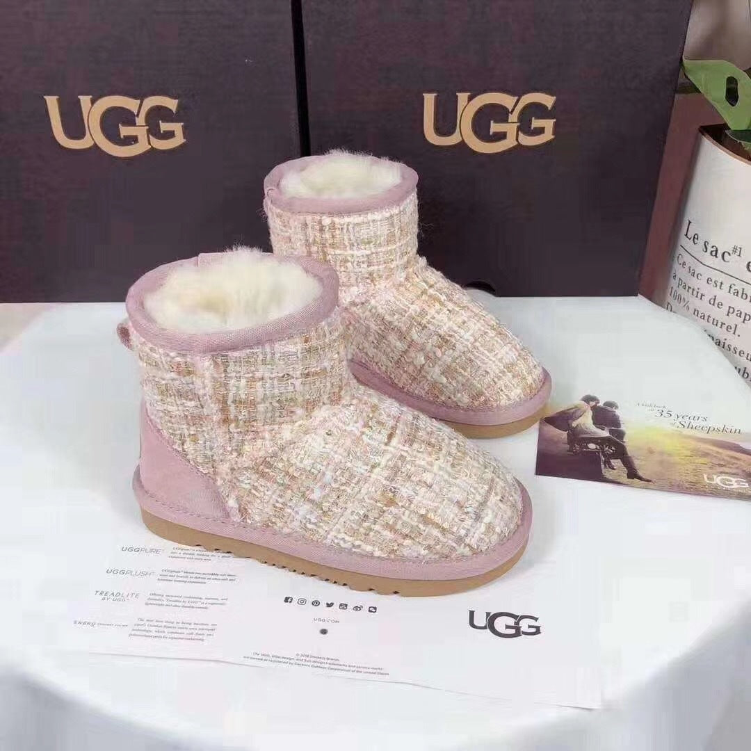 Kids’ Chic Pink Snow Boots – 5854