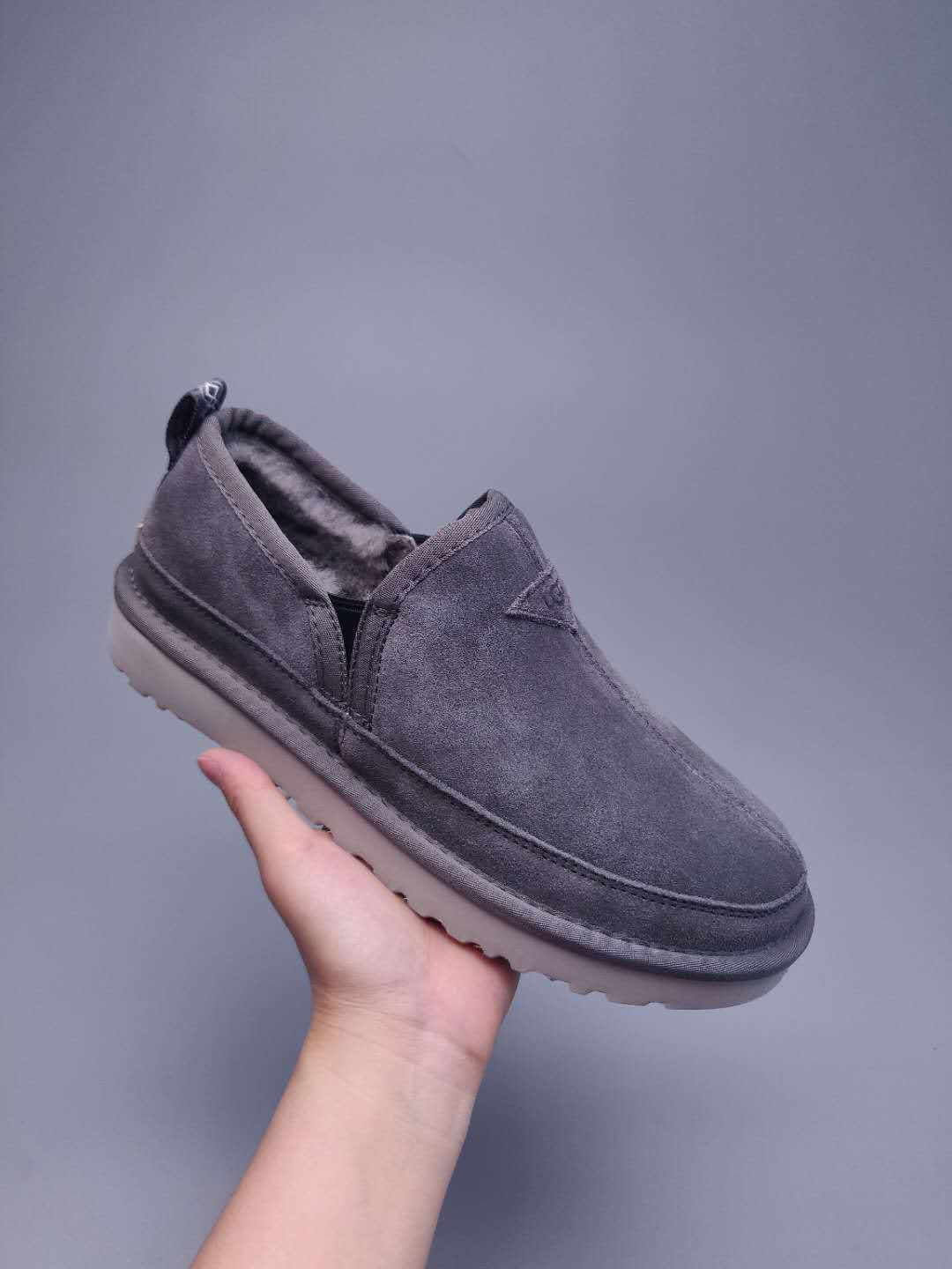 Gray Men's Low-Top Slip-On Shoes | 3455
