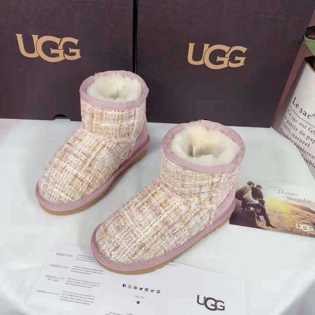 Kids’ Chic Pink Snow Boots – 5854