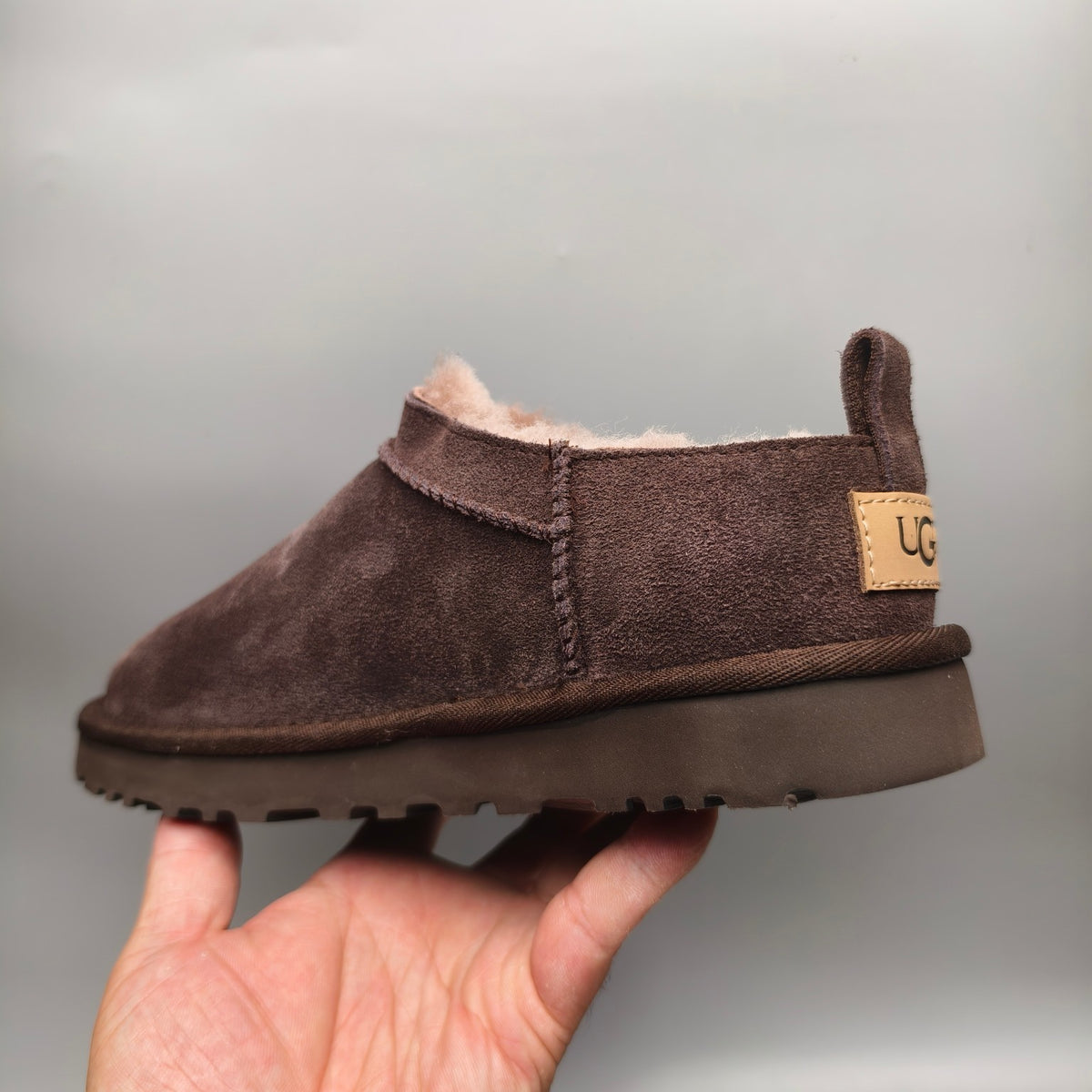 Women’s Classic Slip-On Shoes in Chocolate Brown – 3891