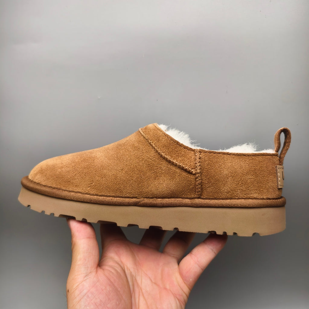 Women’s Classic Slip-On Shoes in Chestnut – 3891