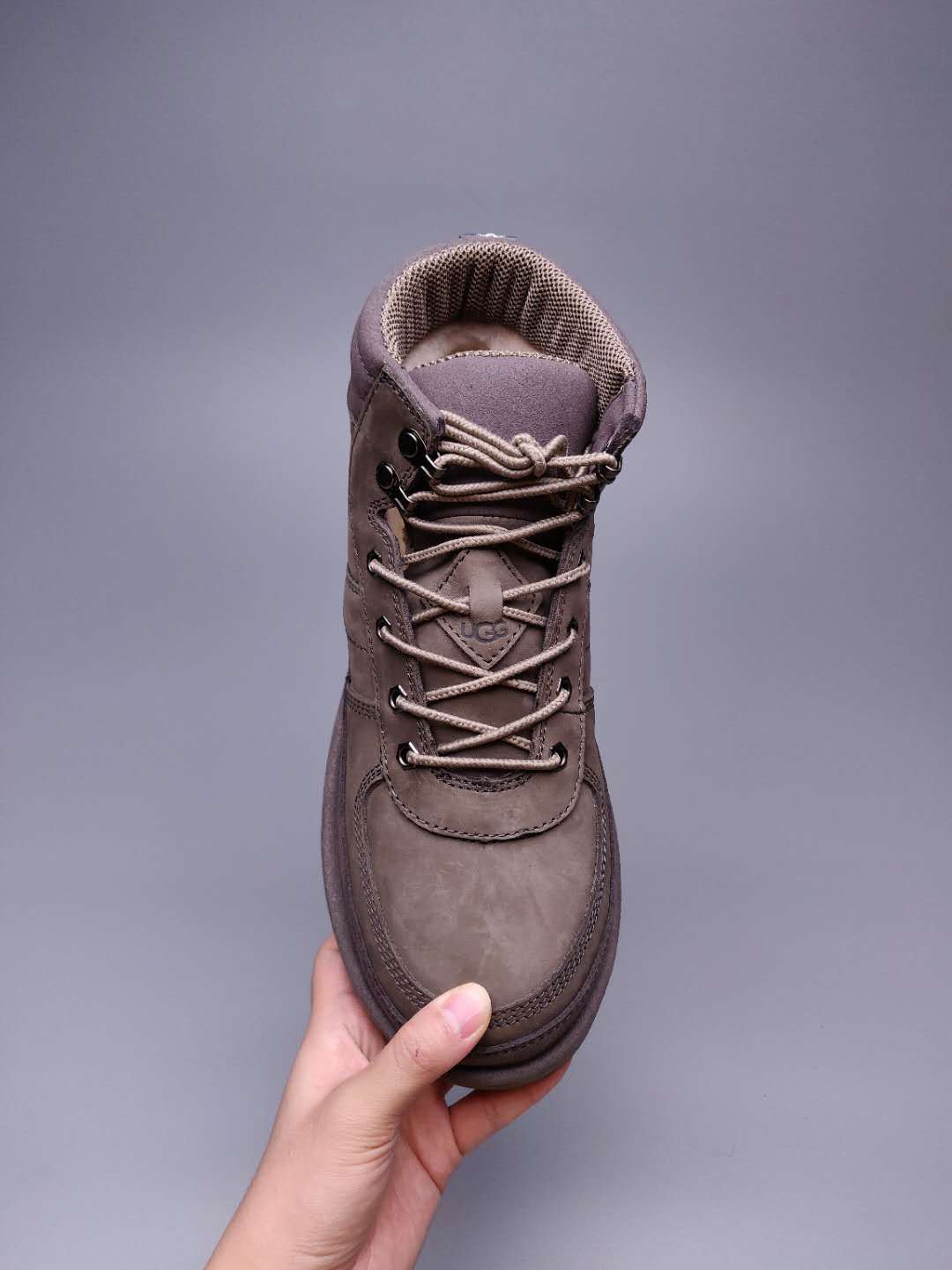 Gray Men's Lace-Up Casual Shoes | 2991