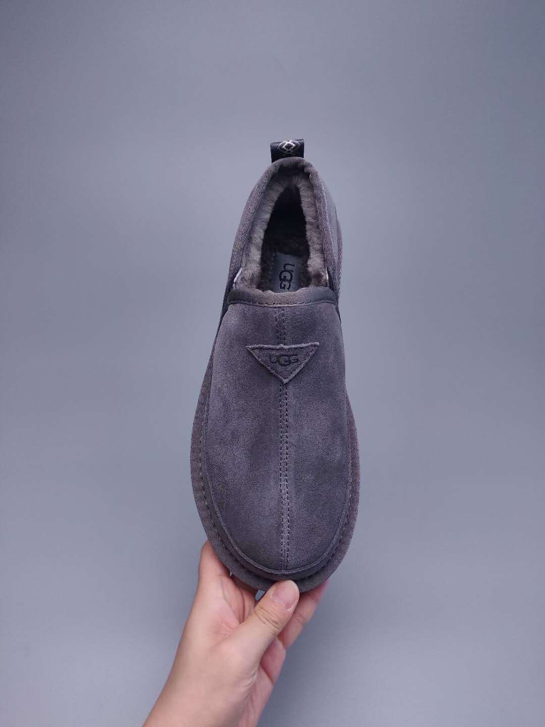 Gray Men's Low-Top Slip-On Shoes | 3455