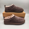 Women’s Classic Slip-On Shoes in Chocolate Brown – 3891