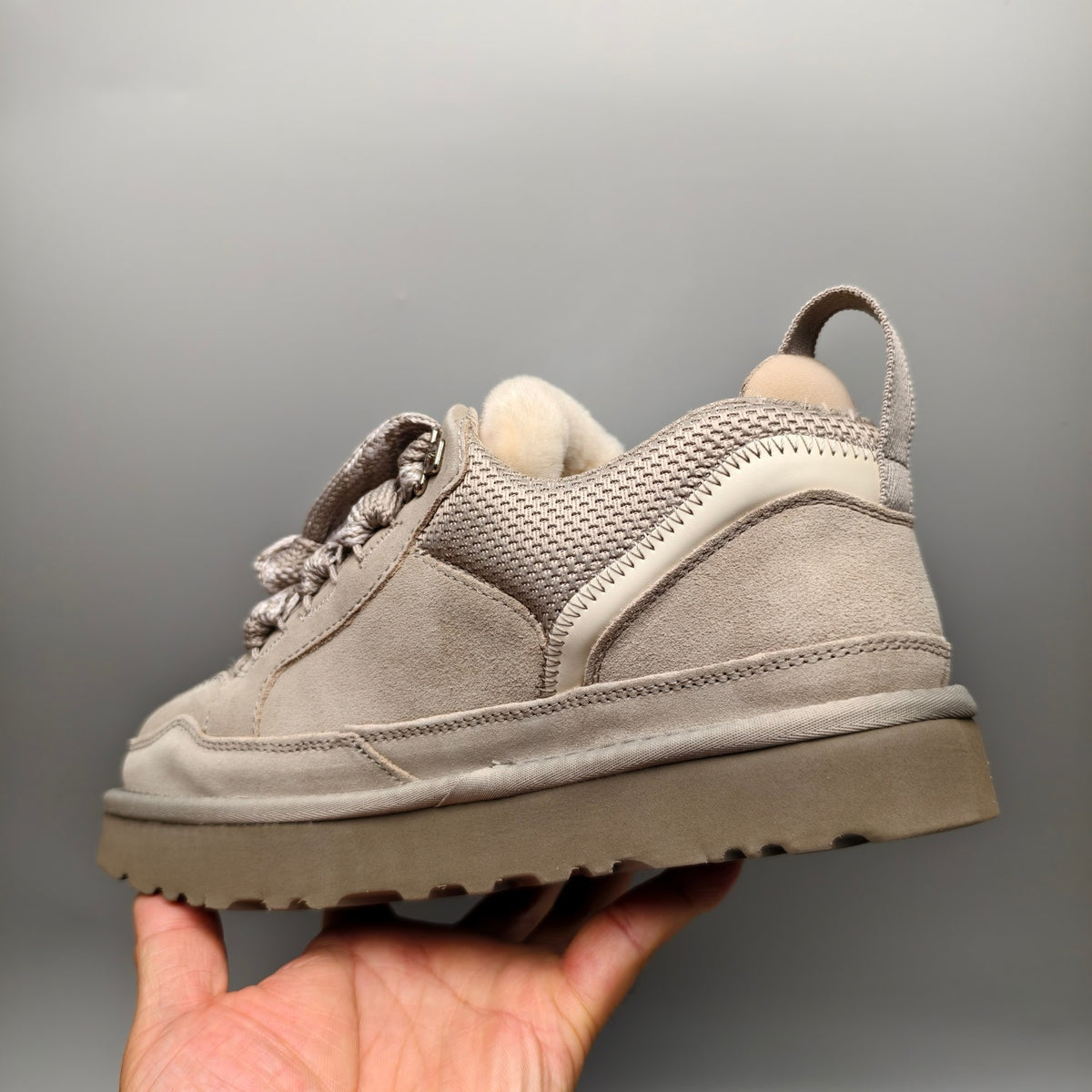 Unisex Mesh Casual Sneakers in Gray – 4032