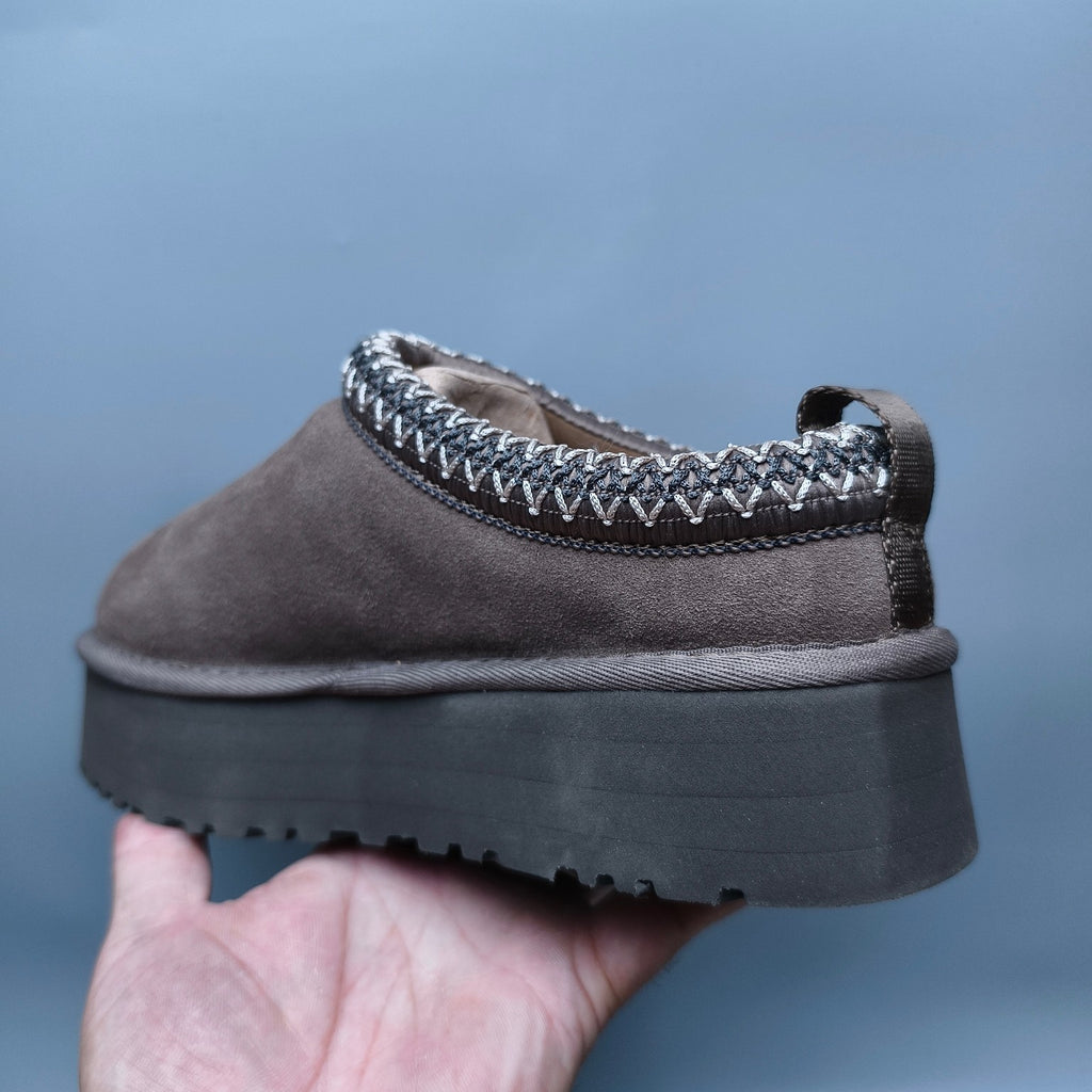 Walnut Folk-Inspired Platform Casual Shoes | 2553 / 2130