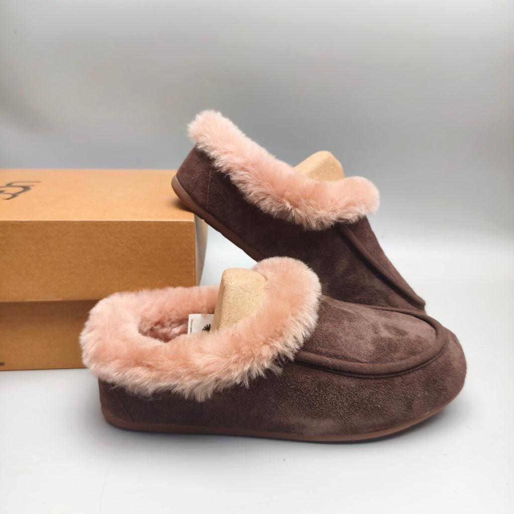 Chocolate Brown Slip-On Casual House Shoes | 1391