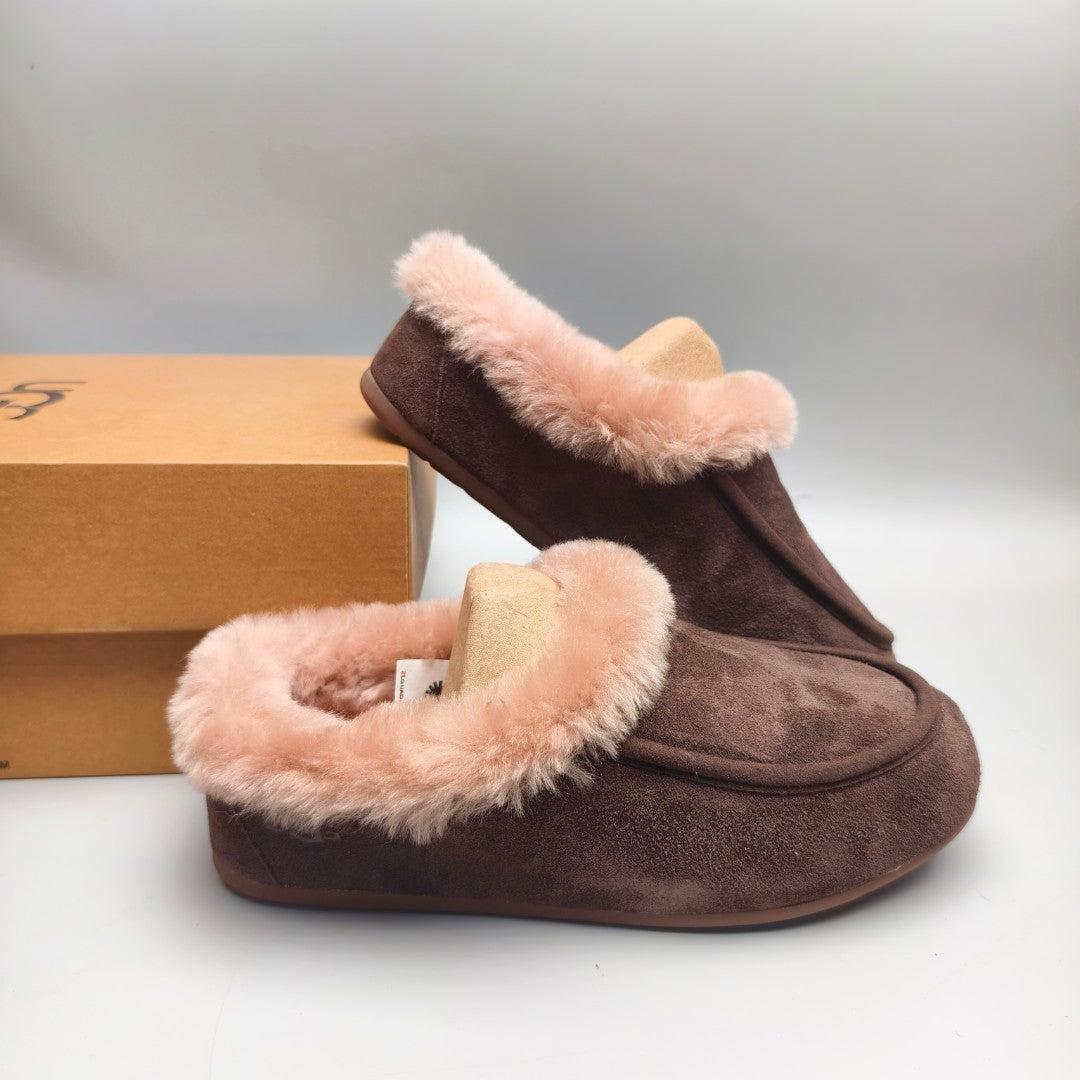 Chocolate Brown Slip-On Casual House Shoes | 1391