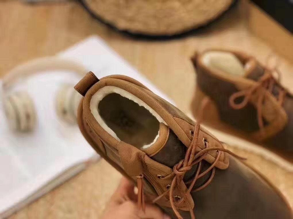 Chestnut Zip-Up Shoes, Updated Edition | 3883