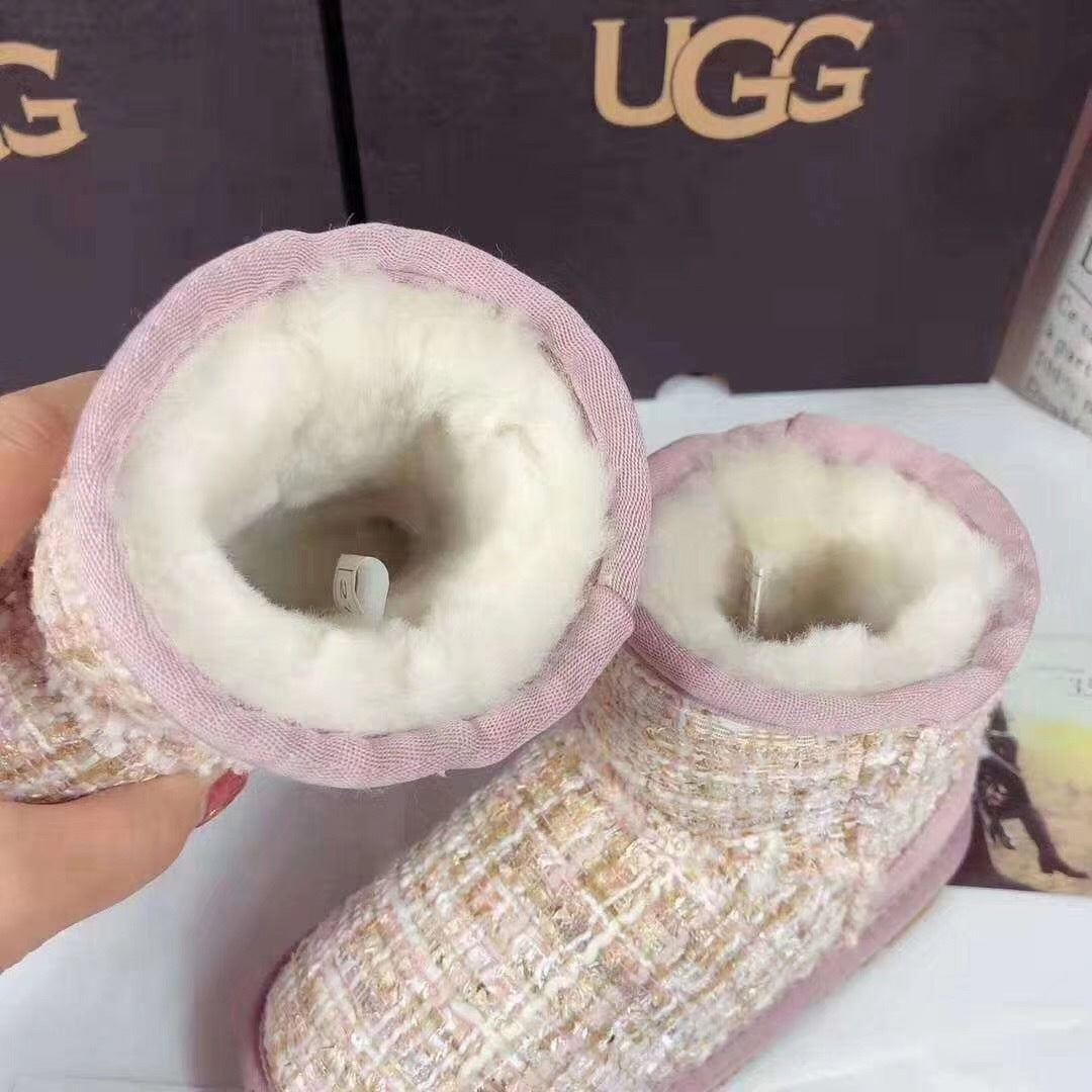 Kids’ Chic Pink Snow Boots – 5854