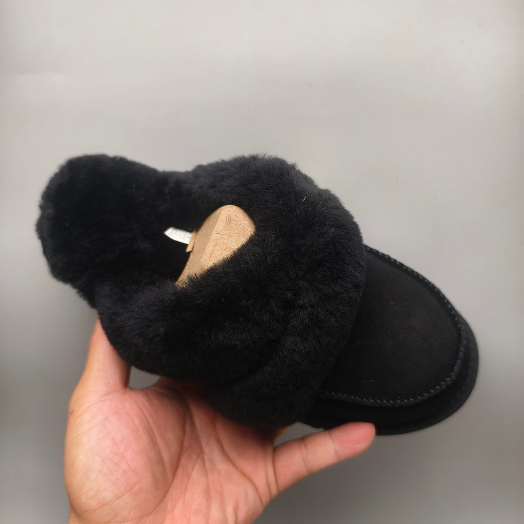Black Casual House Slippers – 4571
