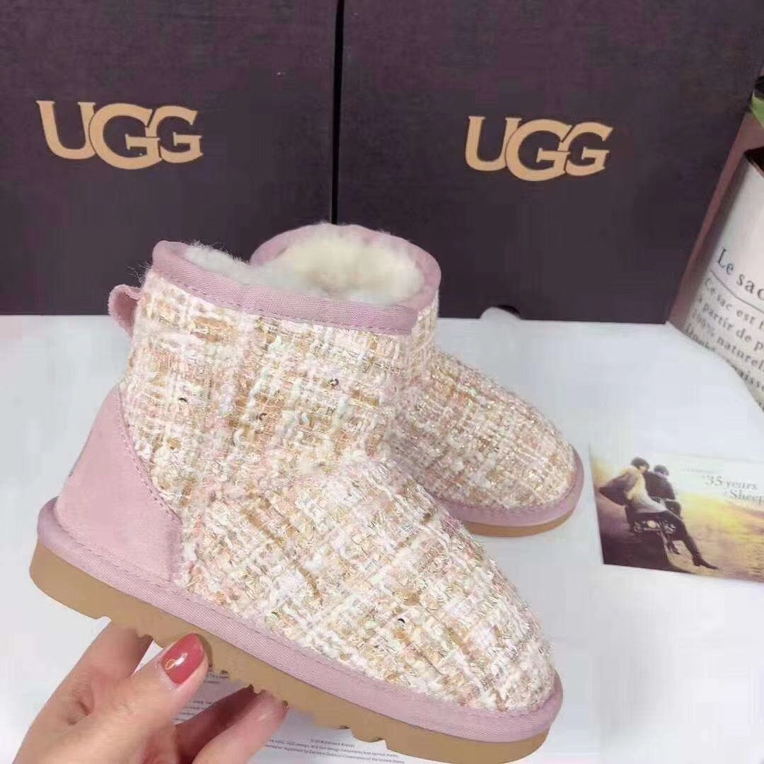 Kids’ Chic Pink Snow Boots – 5854