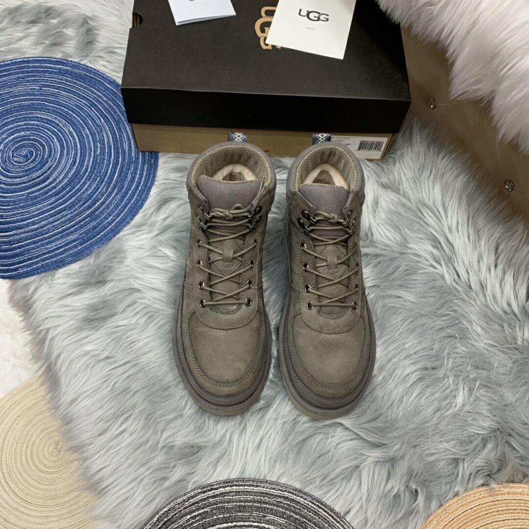 Gray Men's Lace-Up Casual Shoes | 2991