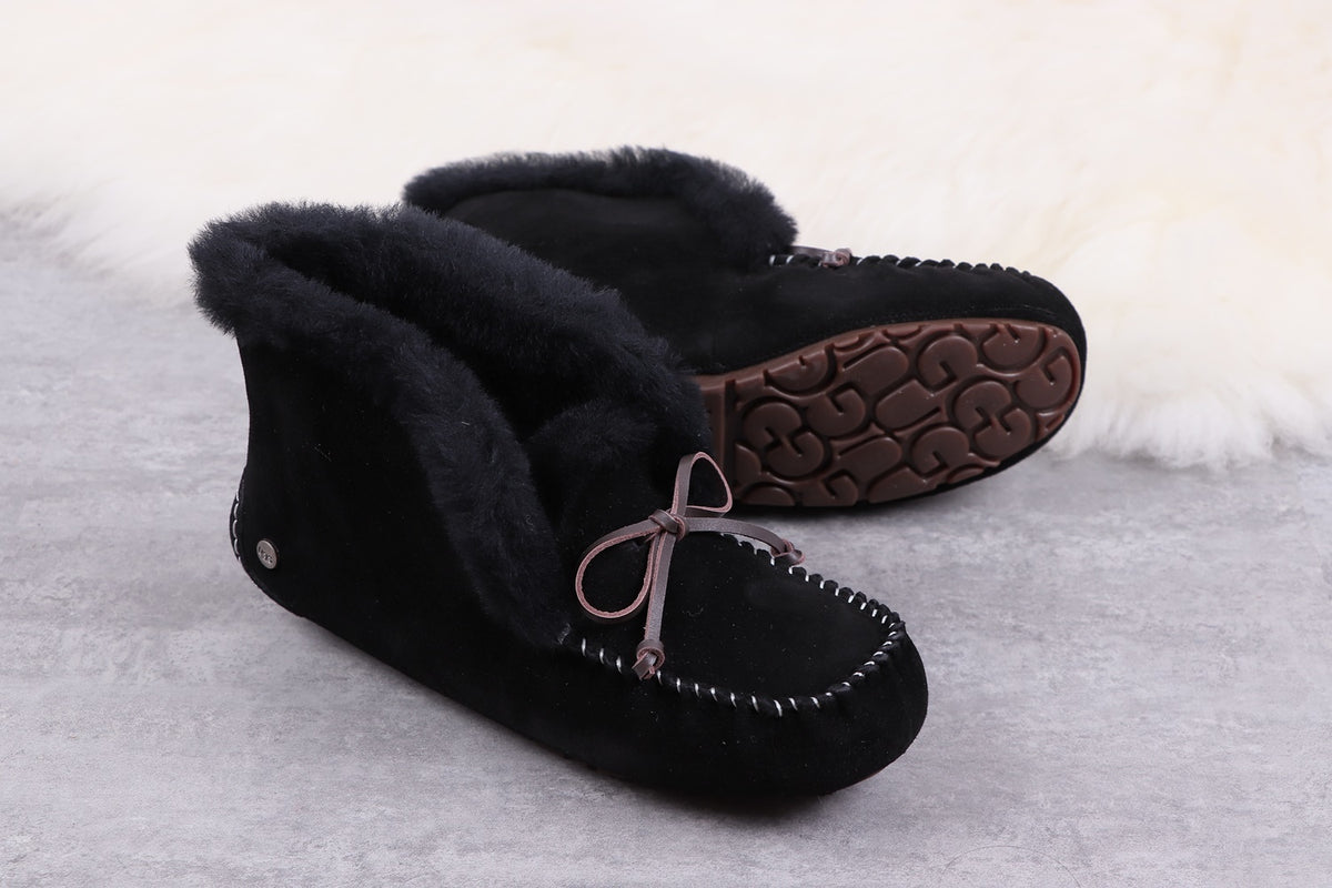 W Alena Black Shoes – 4806