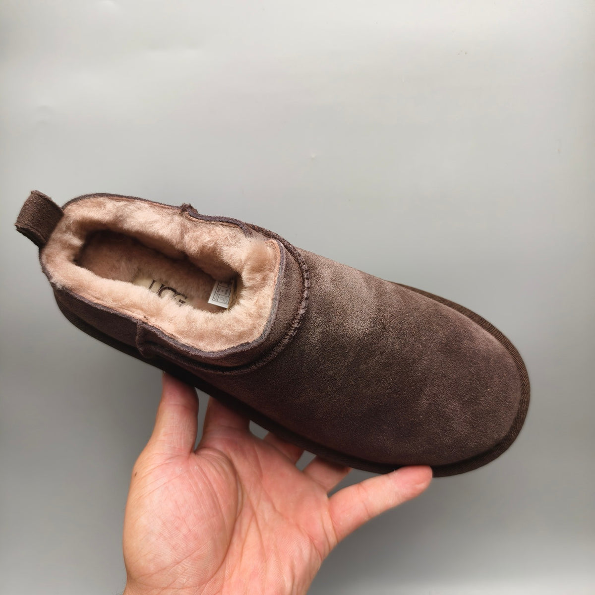 Women’s Classic Slip-On Shoes in Chocolate Brown – 3891