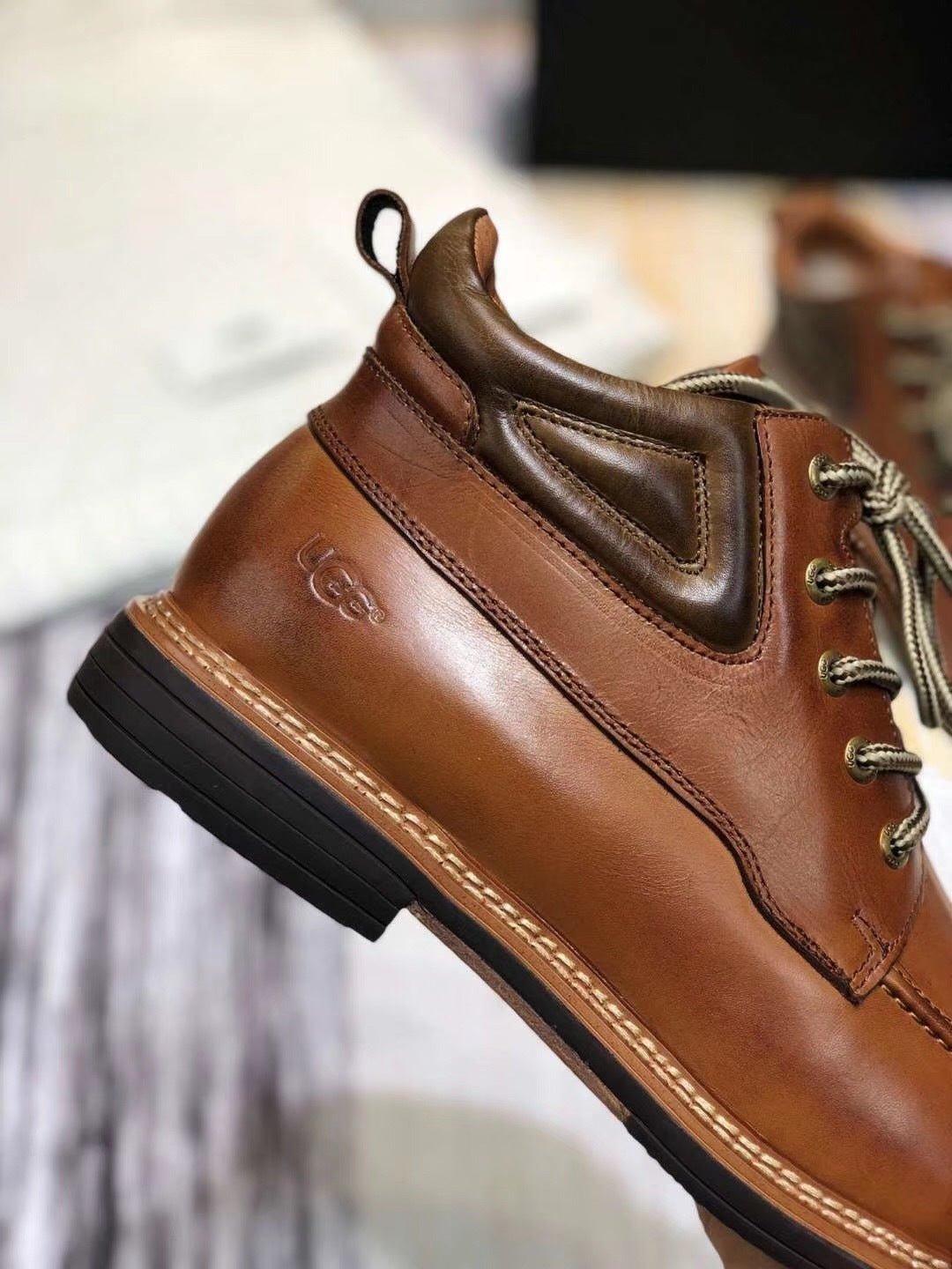 Brown Leather Shoes | 0726-1 Updated Collection