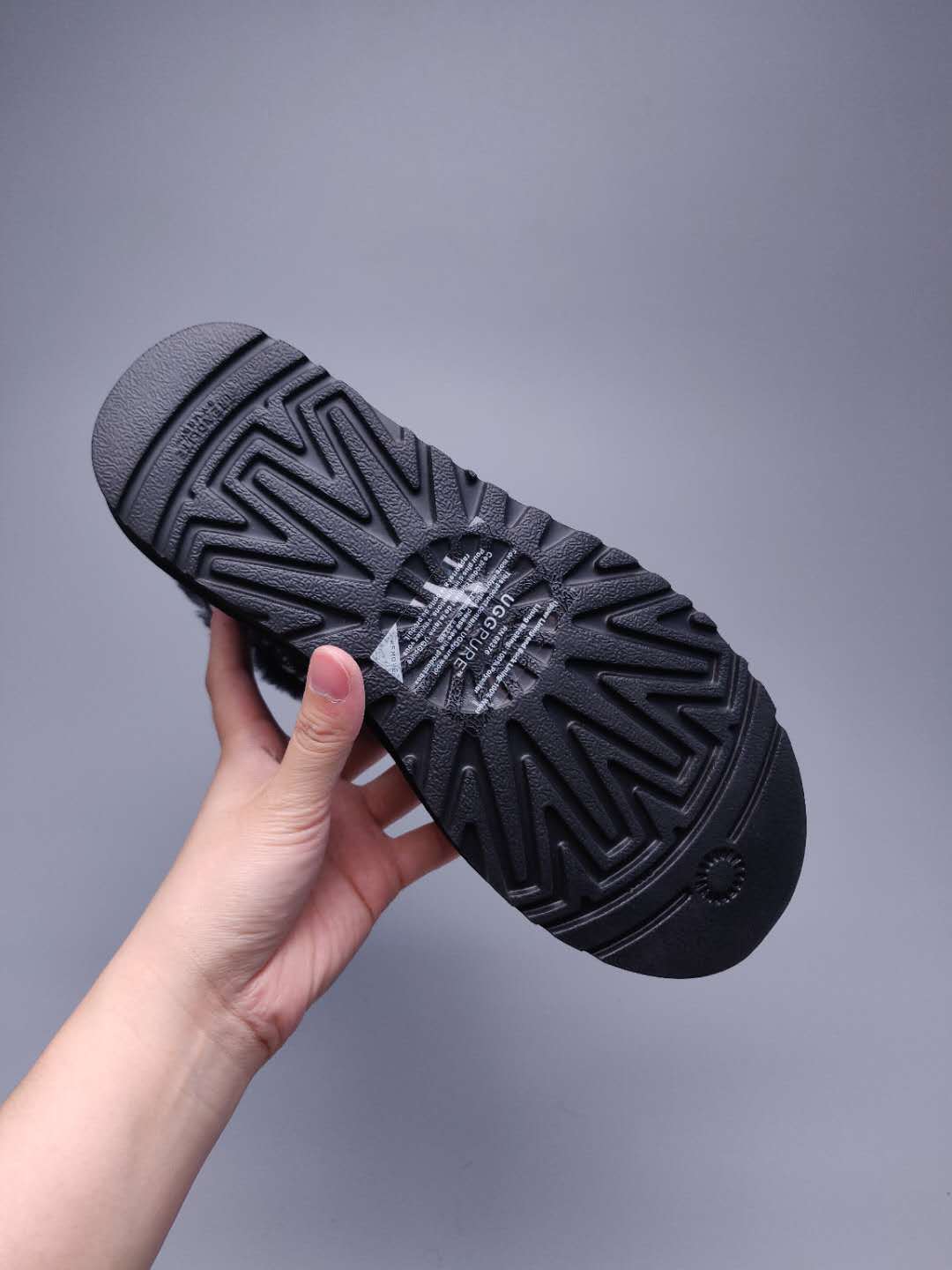 Textured Fabric Footwear – Black | 6554