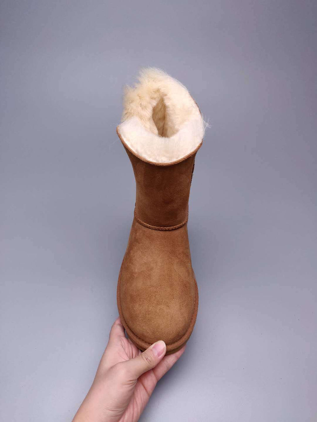 Chestnut Side-Zip Mid-Calf Boots | 2480