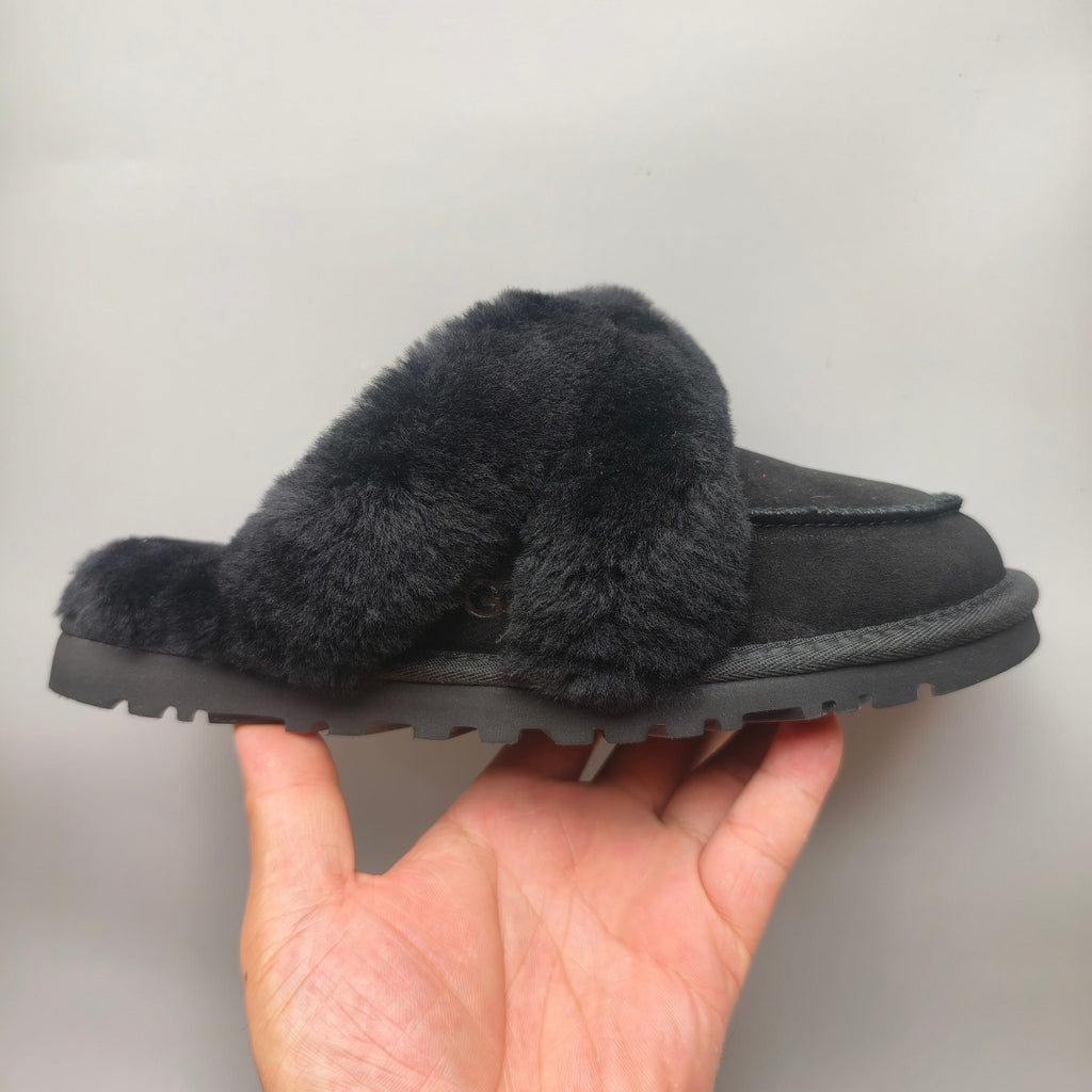 Black Casual House Slippers – 4571