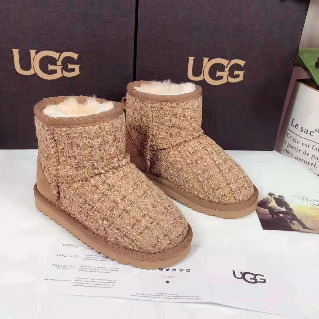 Kids’ Chic Chestnut Snow Boots – 5854
