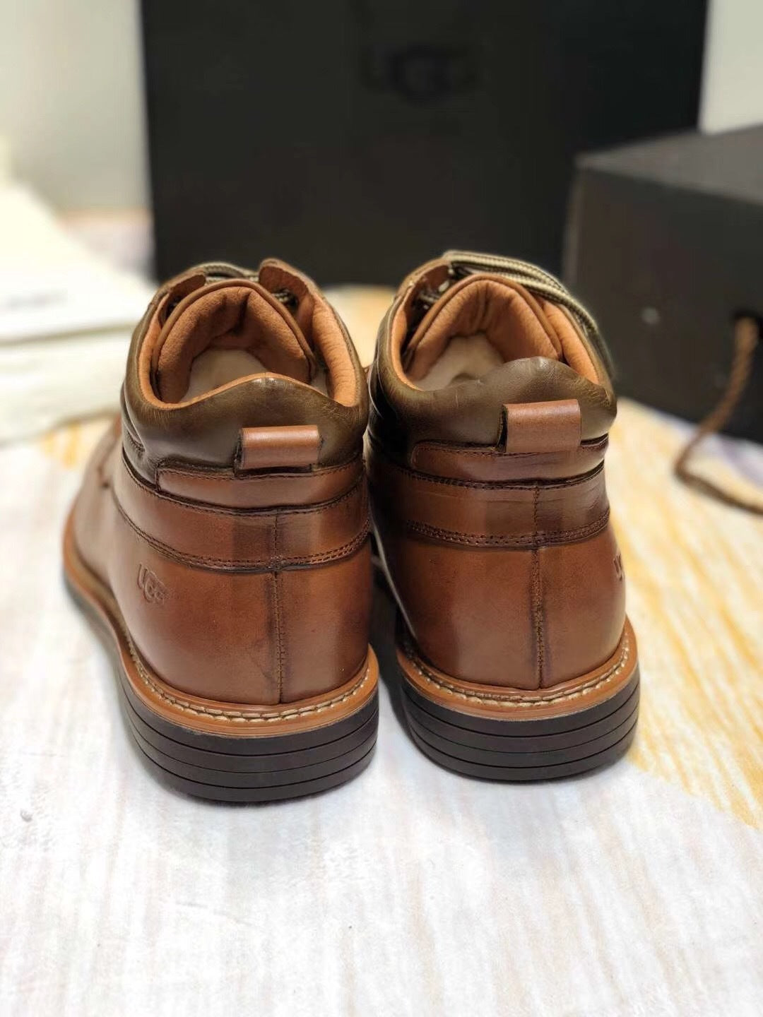 Brown Leather Shoes | 0726-1 Updated Collection
