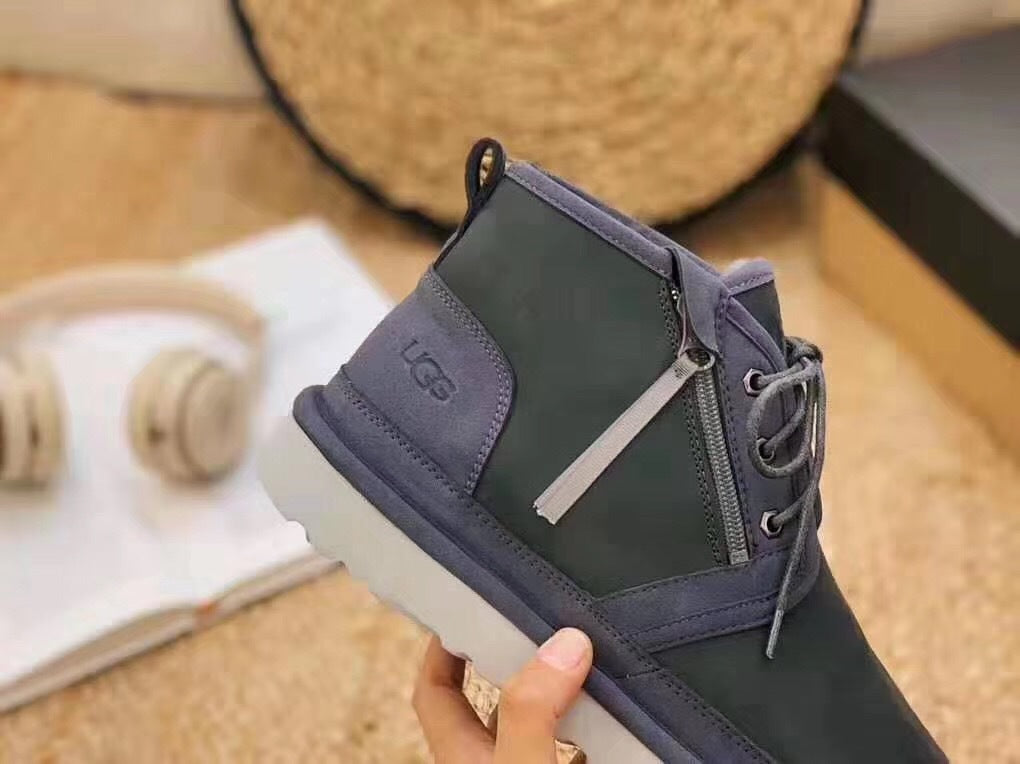 Dark Gray Zip-Up Shoes, Updated Edition | 3883
