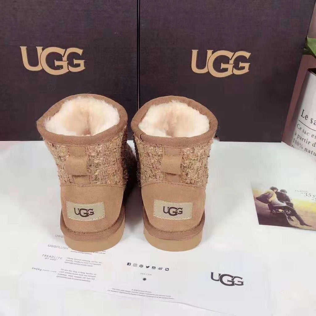 Kids’ Chic Chestnut Snow Boots – 5854