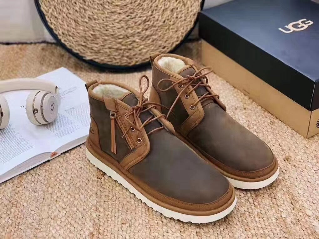 Chestnut Zip-Up Shoes, Updated Edition | 3883