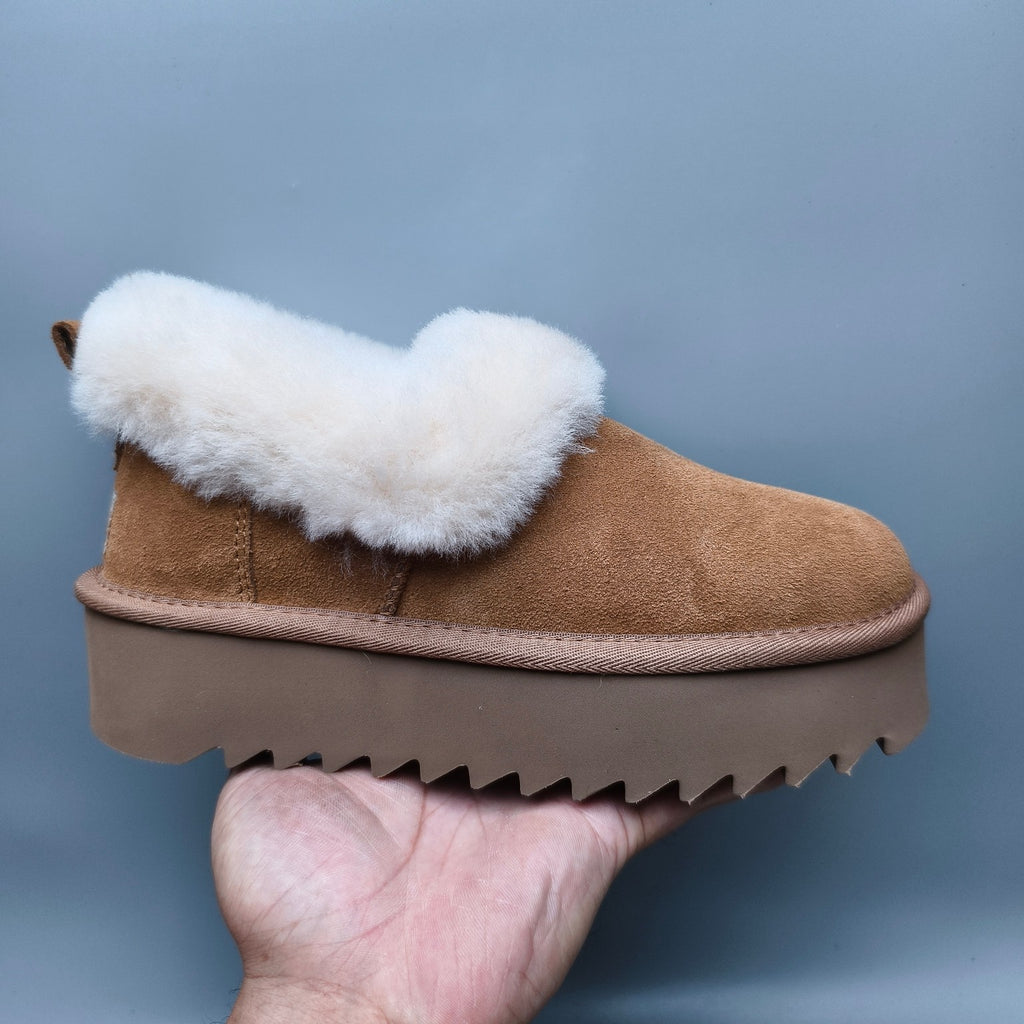 Platform Casual Shoes – Chestnut | 6733